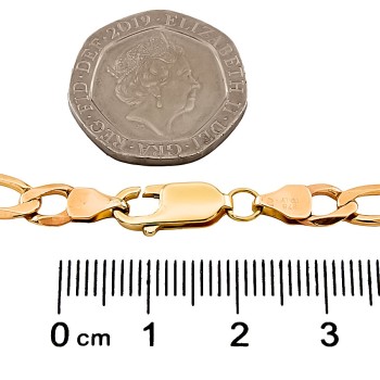 9ct gold 6.8g 8 inch figaro Bracelet